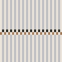 Soft Blue Gray Cabana Stripes with Border tapete