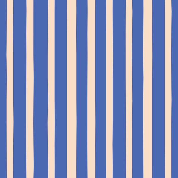 Scandinavian Calm Blue Stripes