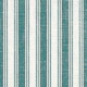 Ticking Vertical Stripe in Peacock Teal