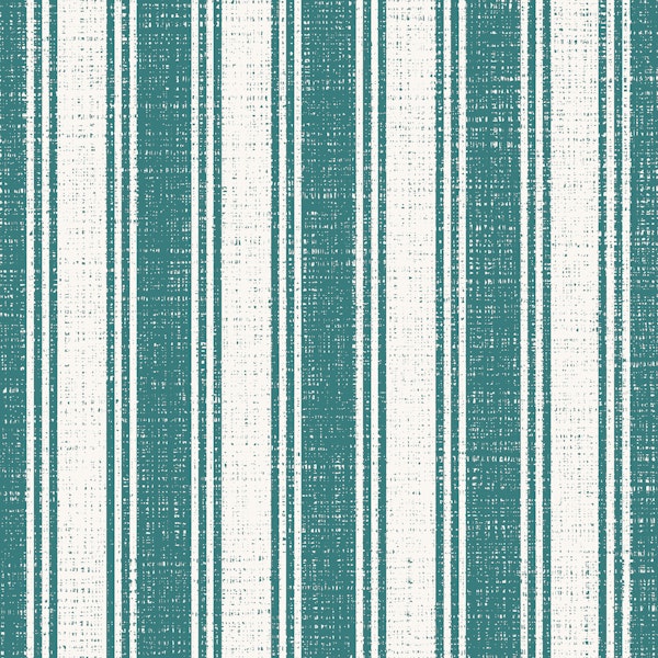 Coastal Teal Cabana Stripes