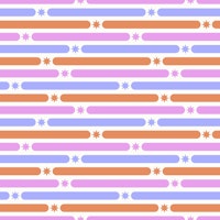Starburst Stripes Pop Pattern tapete