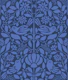 Blue Birds In A Folk Art Pattern