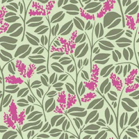 Osmanthus Flower In Green And Pink wallpaper