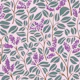 Osmanthus Flowers In Purple And Green