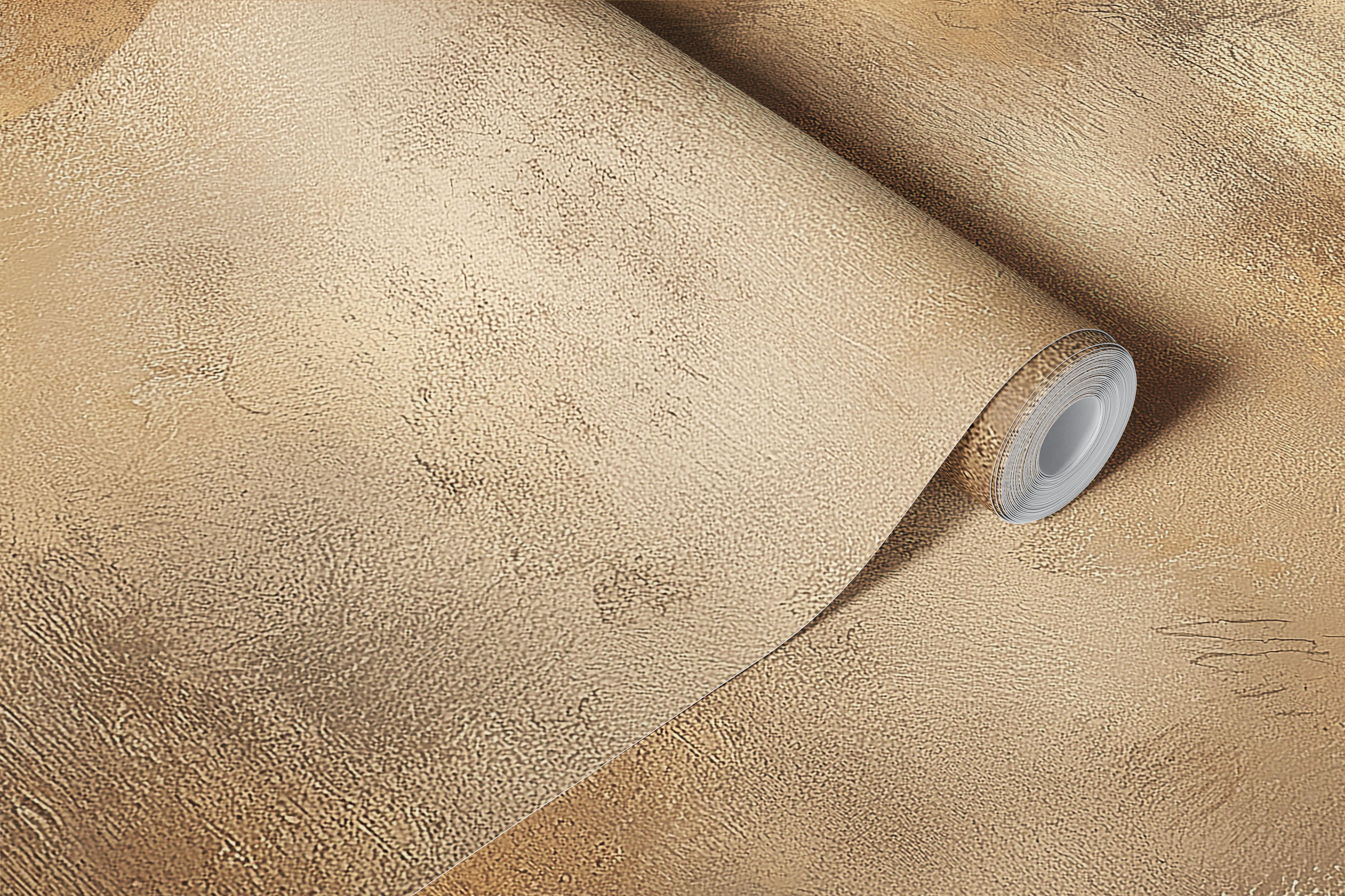 Aged Copper With Faded Script wallpaper in a room