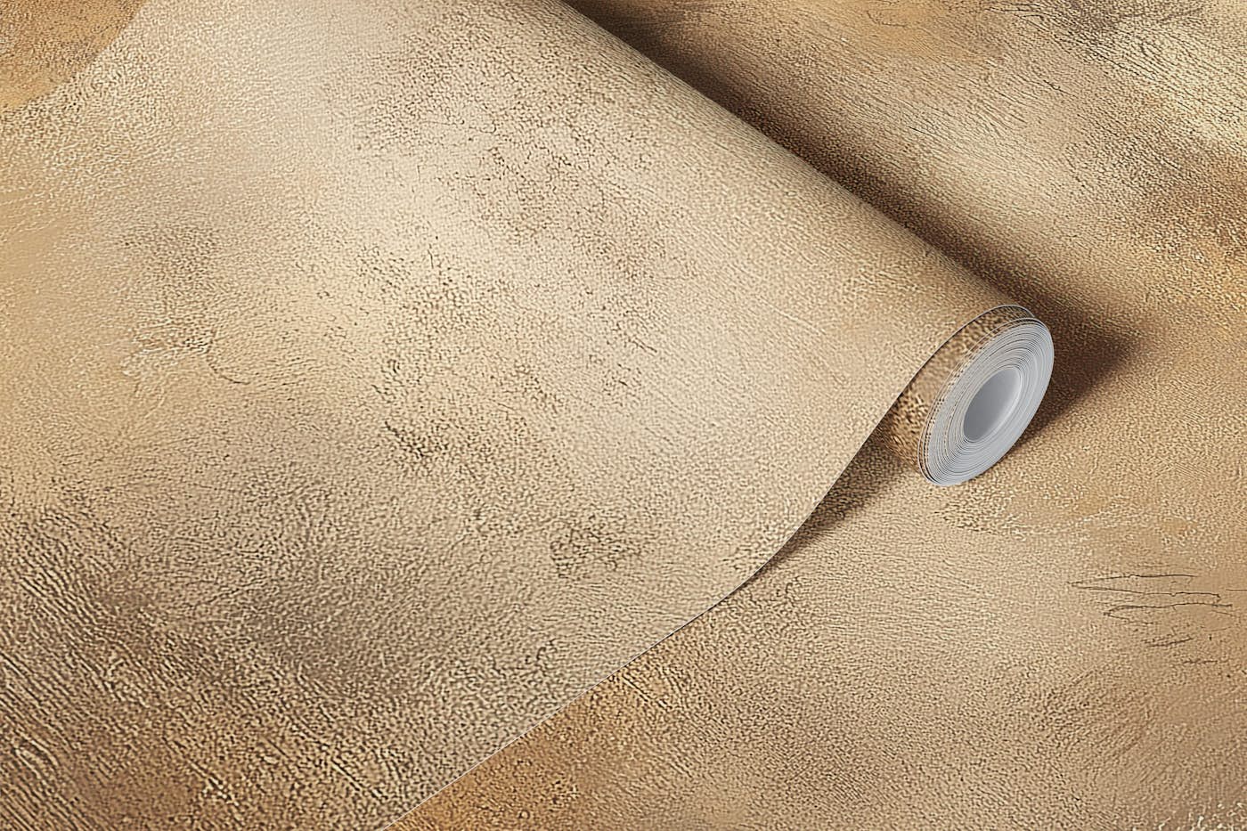 Aged Copper With Faded Script wallpaper roll