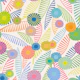 Exotic Flowers and Leaves in Pastel Shades WM