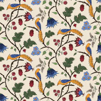 Gold Songbird Botanical behang