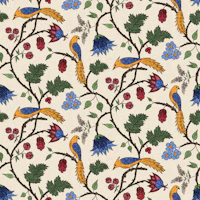 Gold Songbird Botanical behang