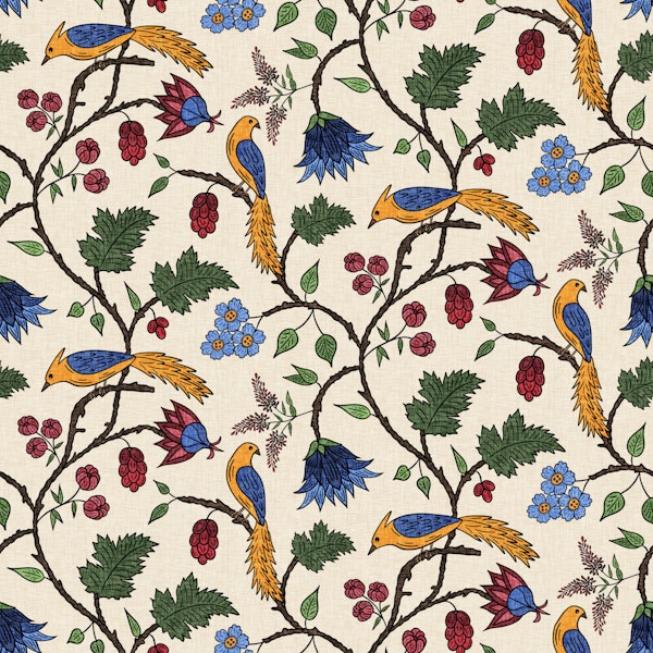 Gold Songbird Botanical