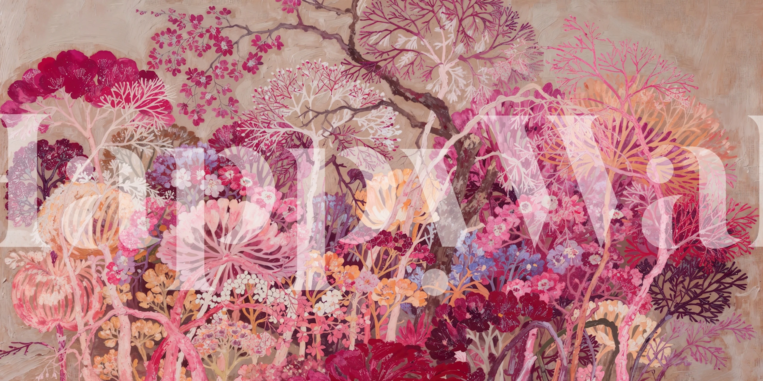 Blush Botanical Forest Dream egy szobában