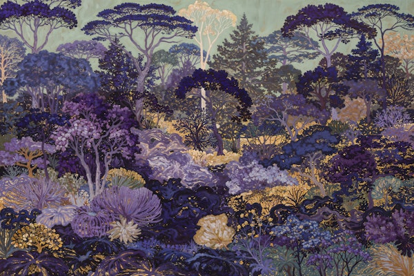Mystic Night Garden Landscape