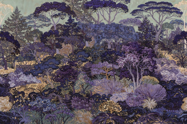 Mystic Night Garden Landscape
