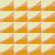 Geometric Bauhaus vanilla warm yellow salmon