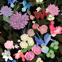 Moody Floral Bouquet tapeet