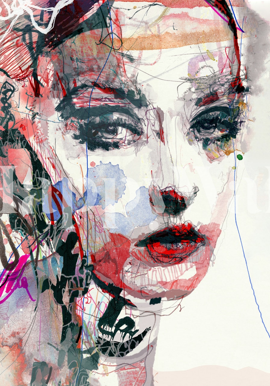 Papel de parede L a v a em um cômodo elegante