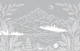 Hand Drawn Mountains Landscape