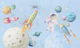 Dreamy Space Adventure Periwinkle