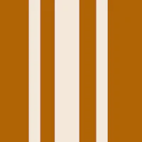 Ticking Stripe Terracotta & Sand tapet