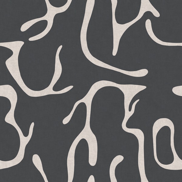 Charcoal Minimal Abstract Organic