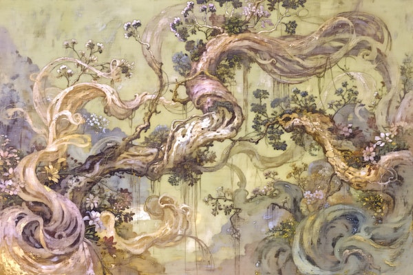 Mystical Blossom Tree Fantasy