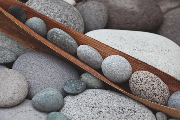 Grey Pebble Still Life
