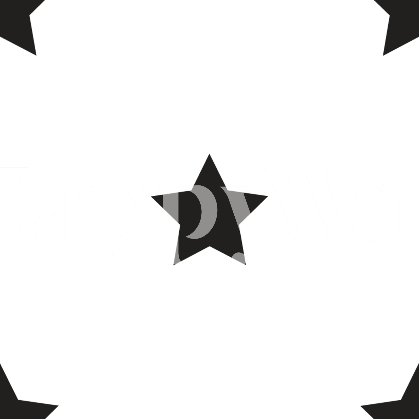 Modern Boys Star Pattern Wallpaper