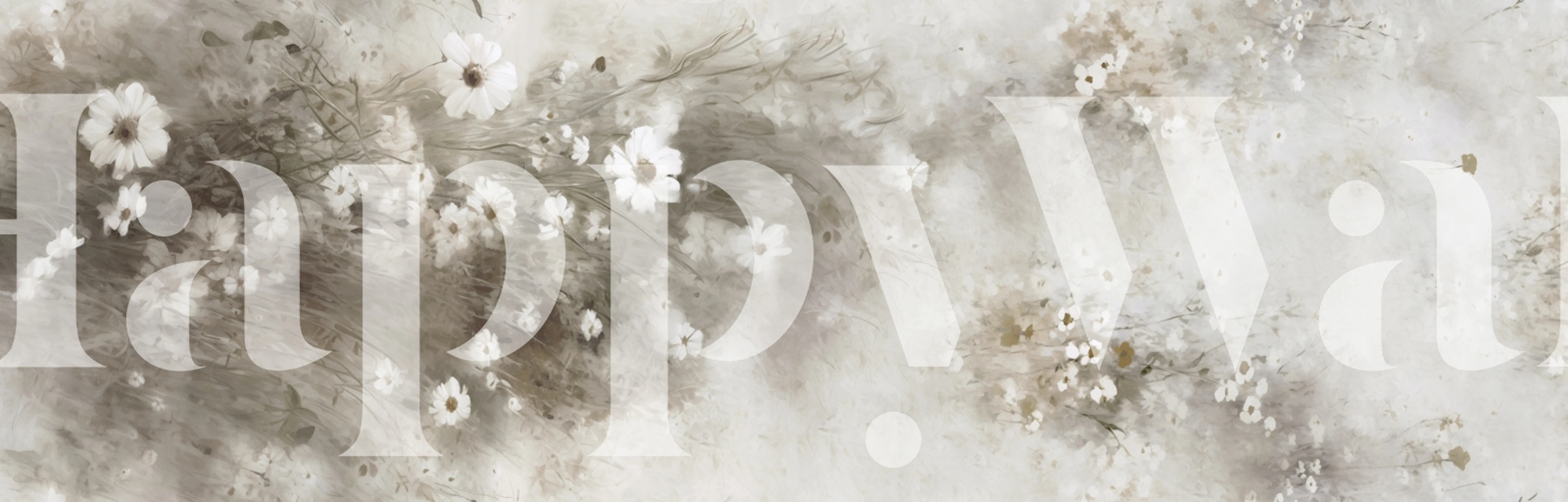 Artă florală fermecătoare pe tapet elegant