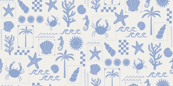 Riviera Chic beach life delft blue