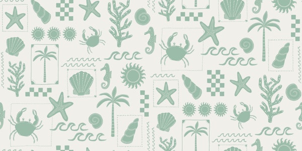 Riviera Chic beach life sage green