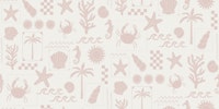 Riviera Chic Beach Life sand beige wallpaper