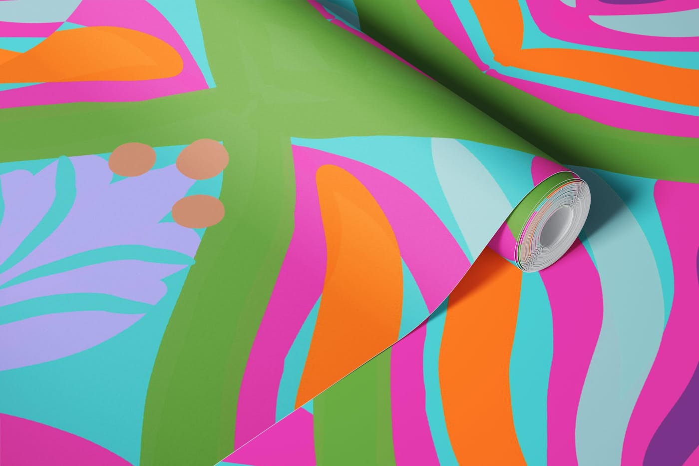 Retro Motif wallpaper roll