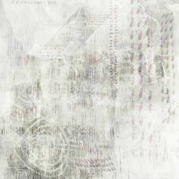 Muted Botanical Scribble Haze