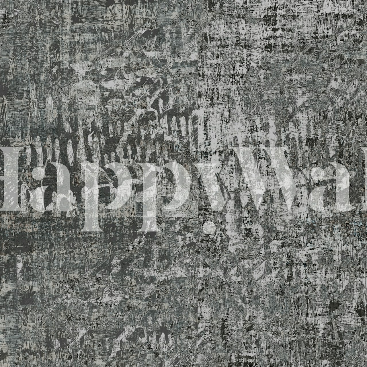 Urban slate brush texture wallpaper in a room