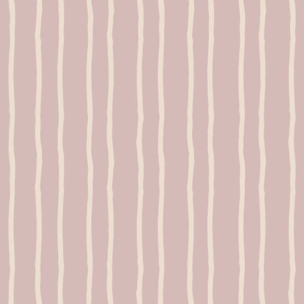Handpainted irregular stripes Mauve