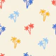 Retro Beach Palms