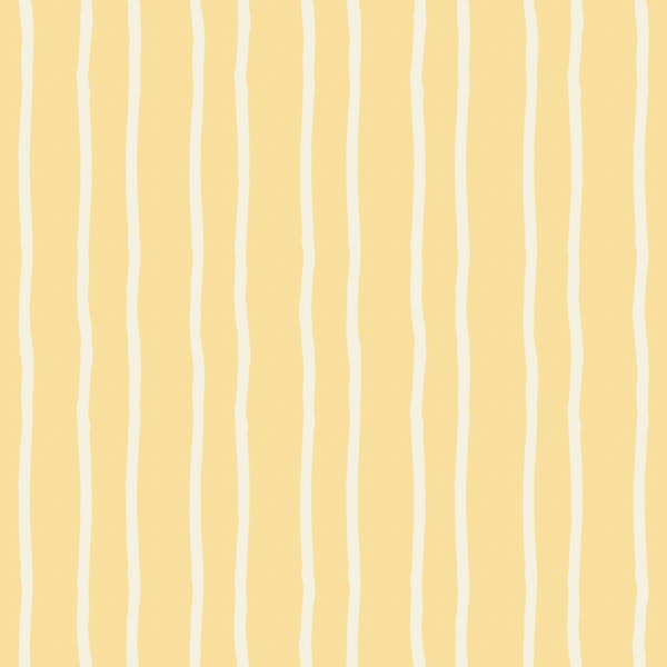 Handpainted irregular stripes yellow