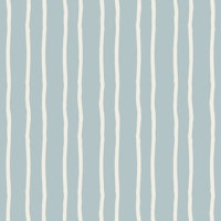 Handpainted irregular stripes soft blue papiers peint