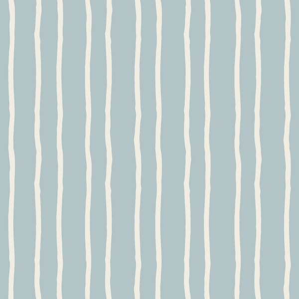 Handpainted irregular stripes soft blue
