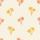 Palm Tree Silhouettes Yellow Golden Sunset