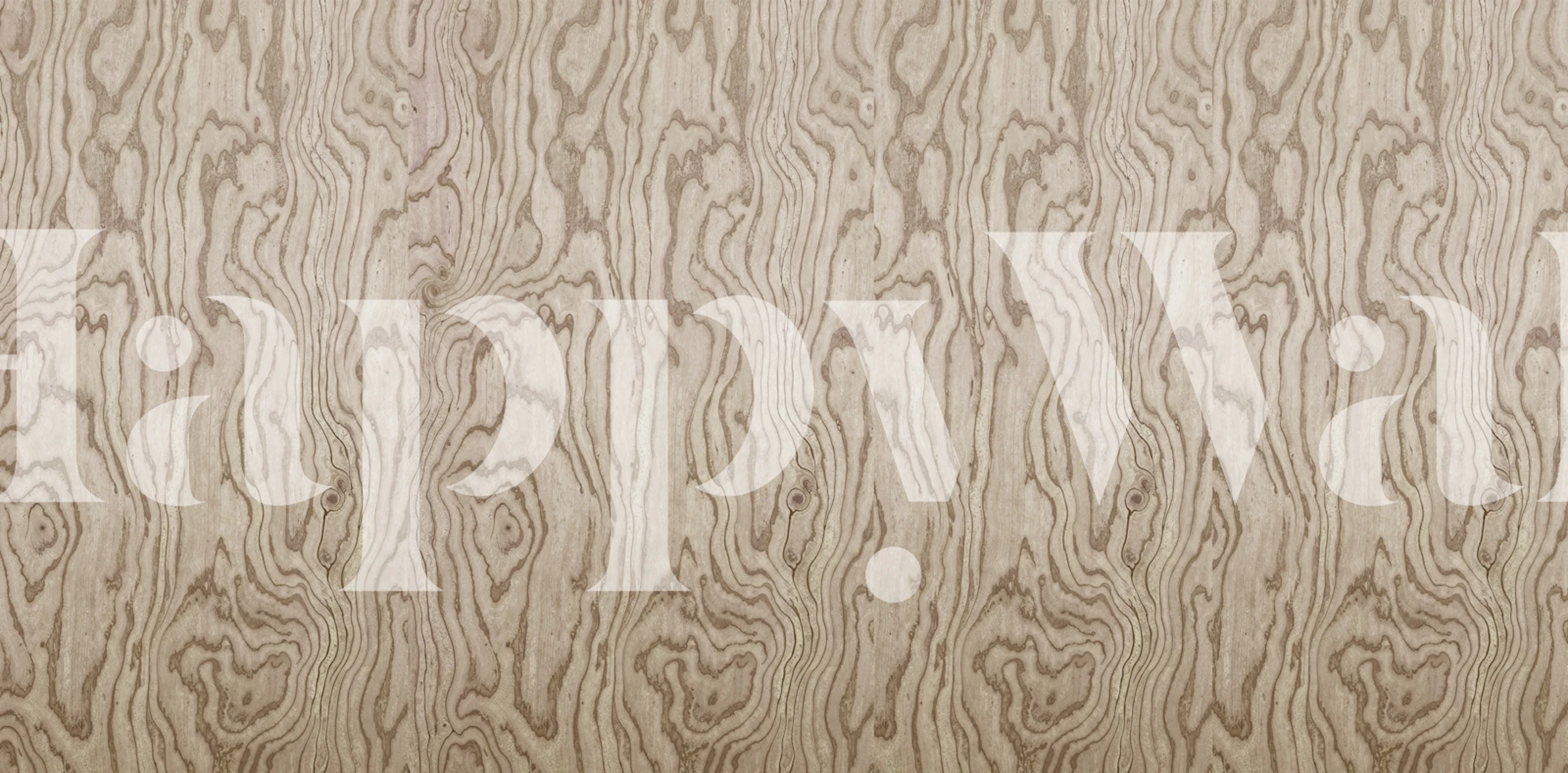 Modern Brown Plywood Grain tapet i et rom