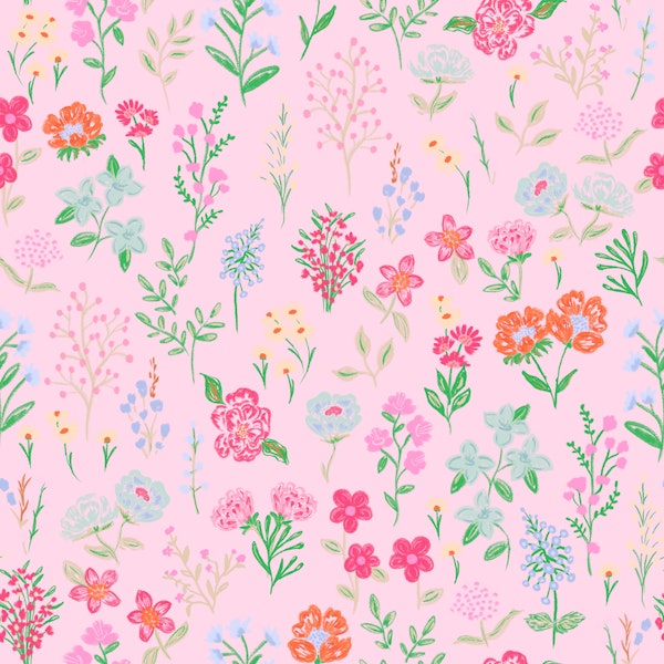 Pink Pastel Spring Florals