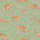 Sage Green Chinoiserie Tigers Canopy