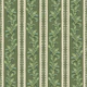 Green Folk Art Vine Stripe