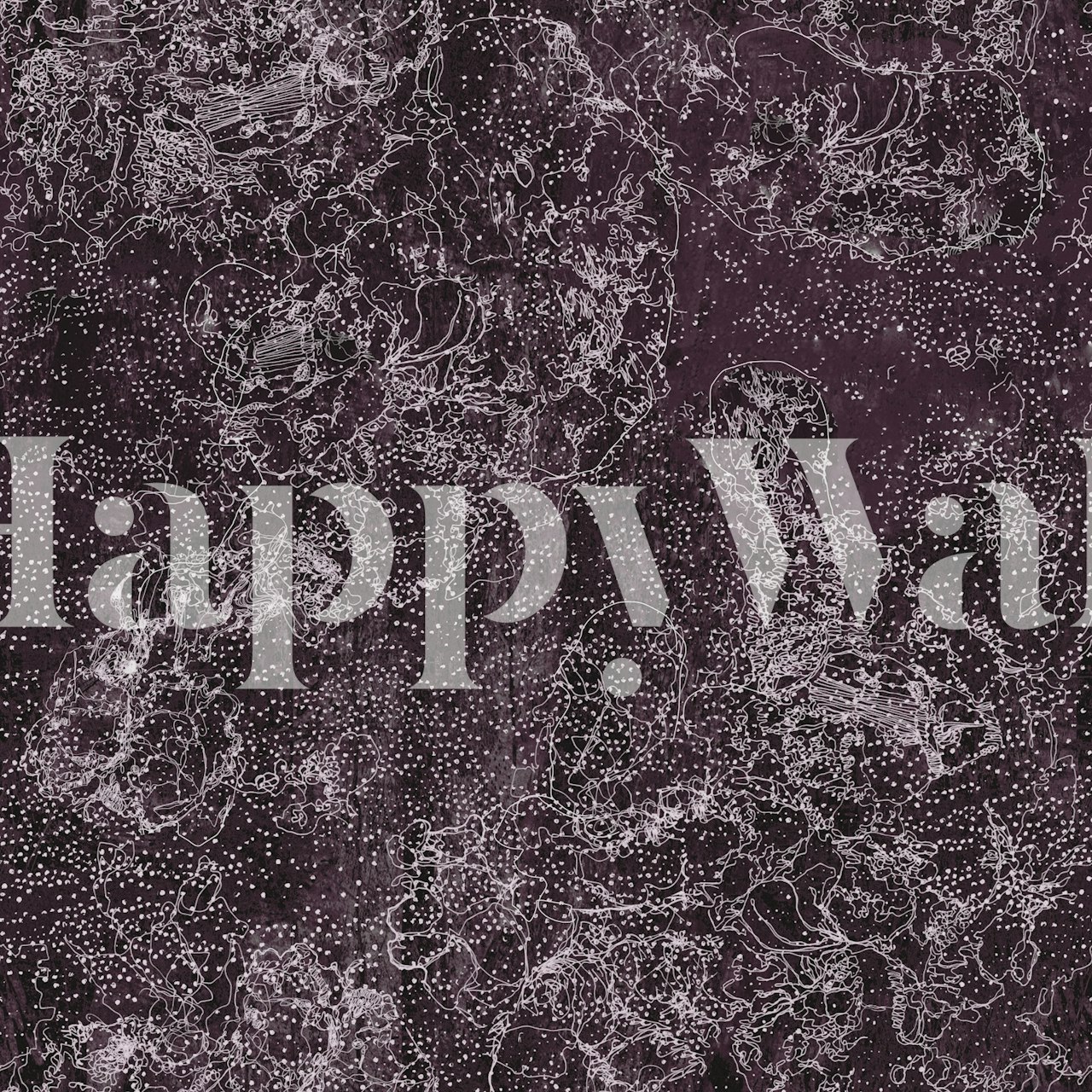 Stylish v i o l a wallpaper in a room