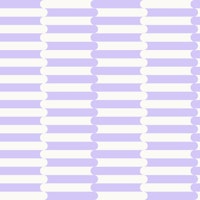 Retro Rounded Stripe Lavender Pattern papel pintado