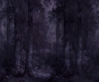 Misty Blue Forest Canopy tapete