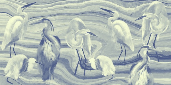 Lagoon Birds Texured