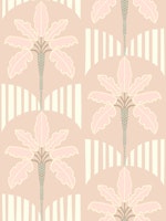 Tropical Palm Neutral Pastels wallpaper