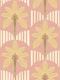 Banana Palms Blush Cream Stripes